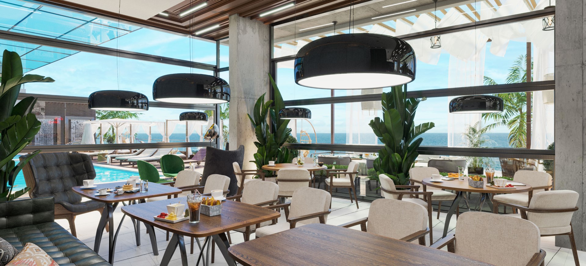 Batumi Rezydencja apartament nad samym brzegiem, widokiem na Morze Czarne i góry (48)