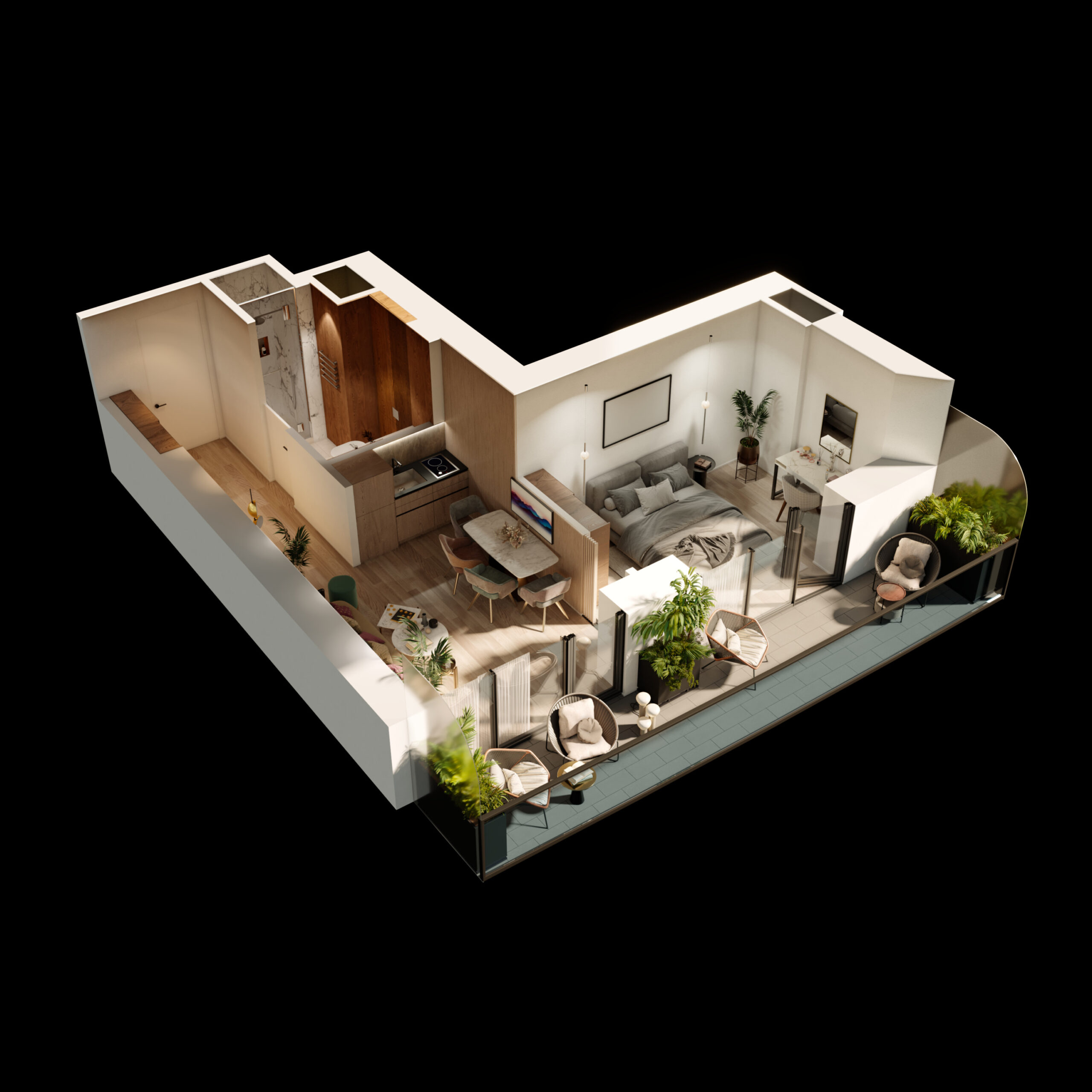 Batumi ekskluzywny apartament z widokiem na Morze Czarne